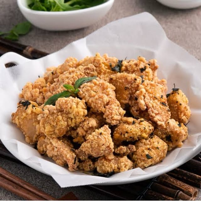 Salt Pepper Popcorn Chicken.