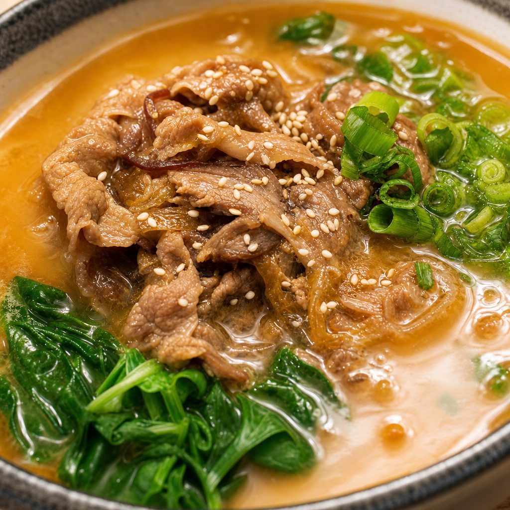 Japanese Beef Ramen.